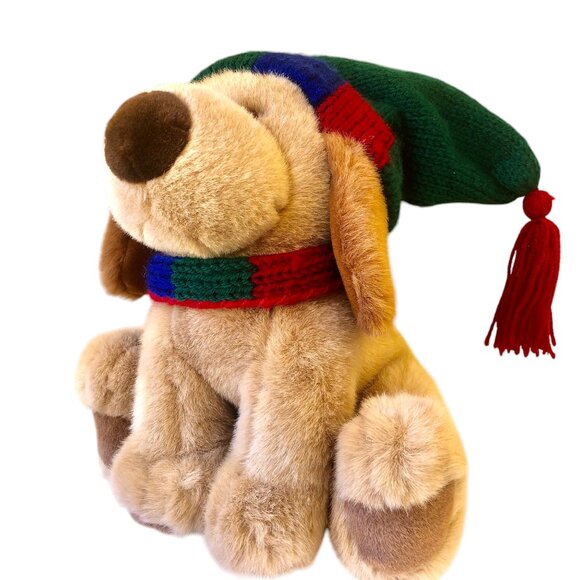 GUND Teddy Bear SNO CAP Winter Scarf & Hat with Tassel Stuffed Animal Plush Tag - Picture 1 of 12